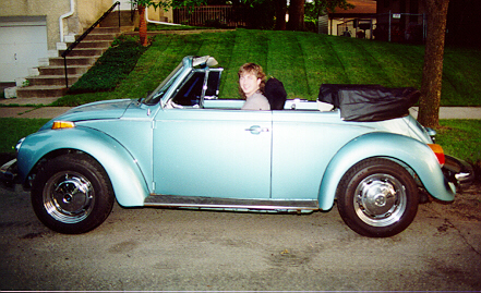 Me in my beetle
